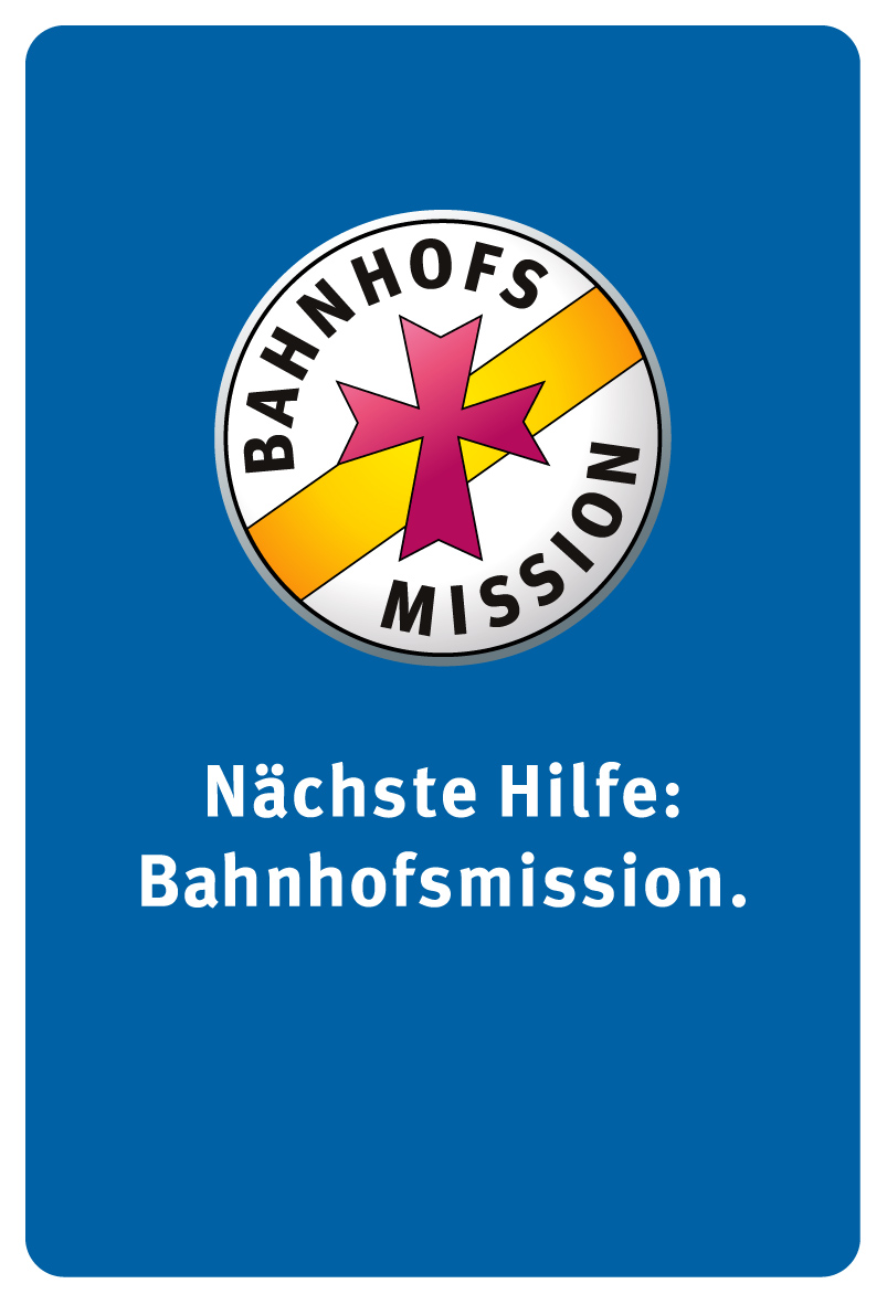 Logo der Bahnhofsmissionen in Deutschland